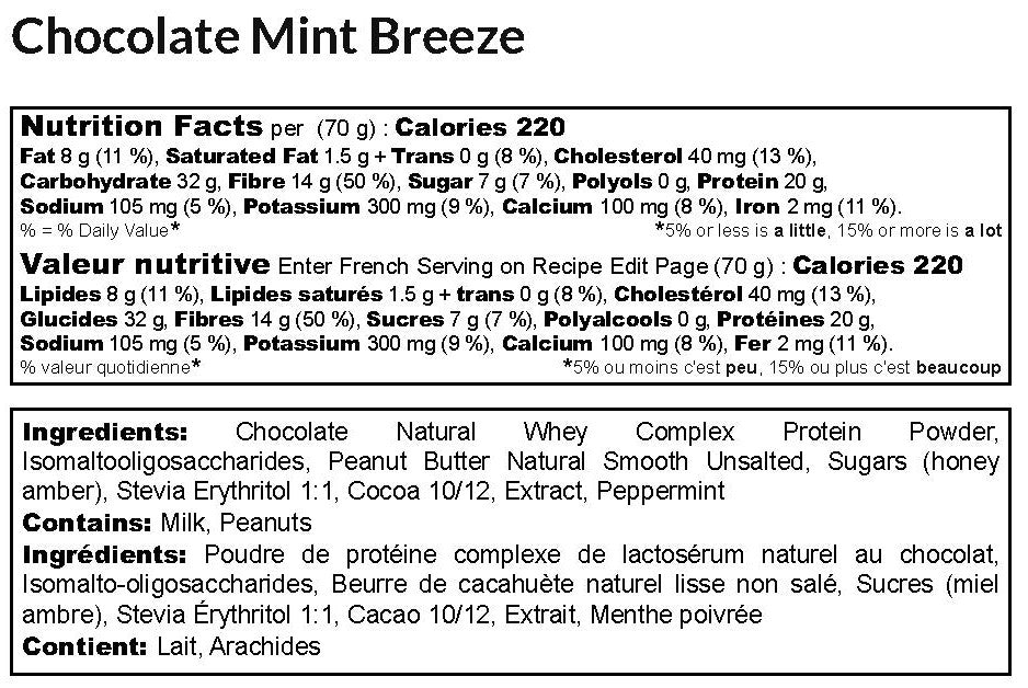 Chocolate Mint Breeze Klean Bar / 12 Bars Box