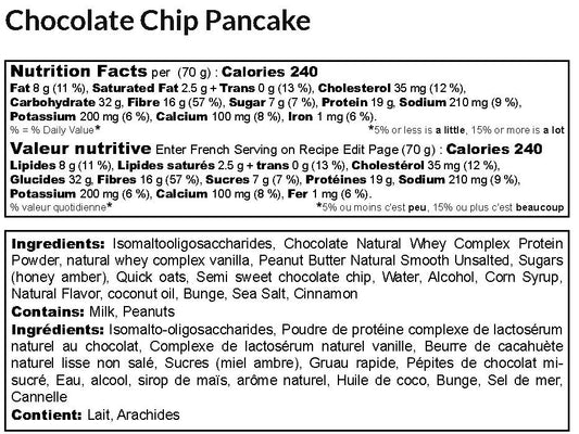 Chocolate Chip Pancake Klean Bar / 12 Bars Box