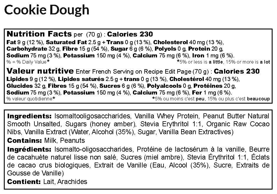 Cookie Dough Klean Bar / 12 Bars Box