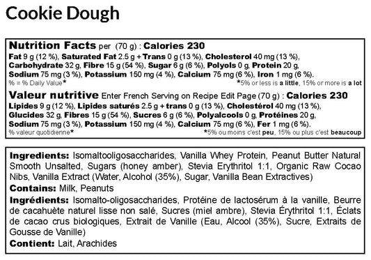 Cookie Dough Klean Bar / 12 Bars Box