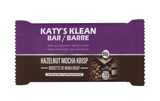 Barre Klean Crisp Klean aux noisettes et moka / Boîte de 12 barres